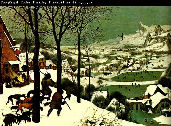Pieter Bruegel jagare i sno